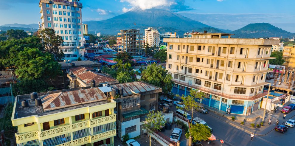 Arusha,,Tanzania,-january,24,,2018,-,Arusha,City,View.,Tanzania.
